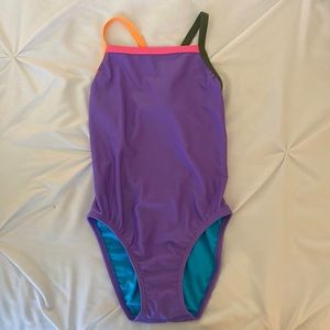 Multicolored Speedo One-Piece